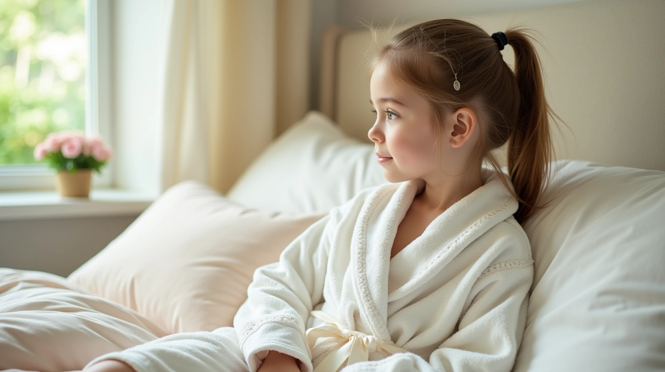 Questions fréquentes sur les peignoirs pour fillettes